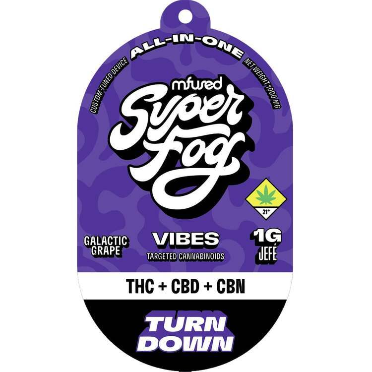 CBN:CBD 4:1:1 Turn Down (Grape) - Vibes Disposable