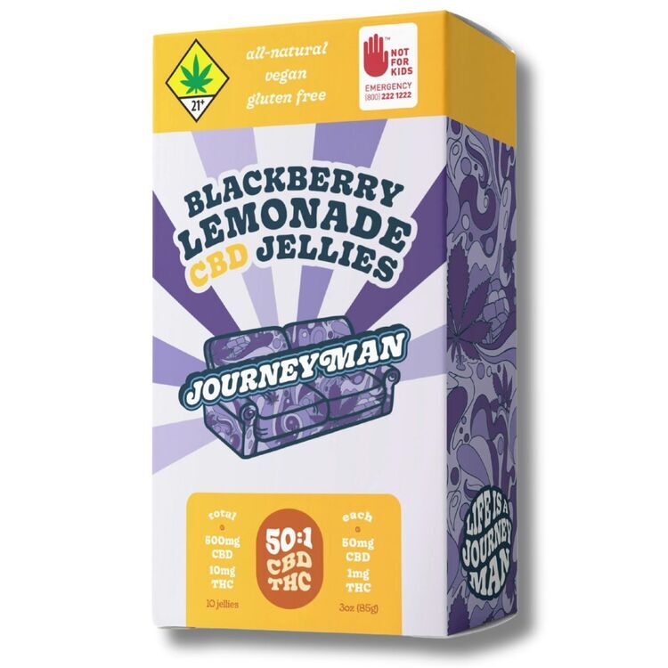 CBD 50:1 Blackberry Lemonade - Jellies 510mg