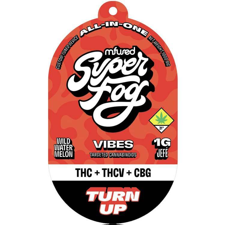 THCV:CBG 4:1:1 Turn Up (Watermelon) - Vibes Disposable