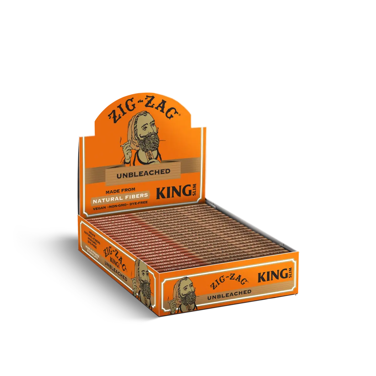 ZIG ZAG UNBLEACHED KING SLIM ROLLING PAPERS