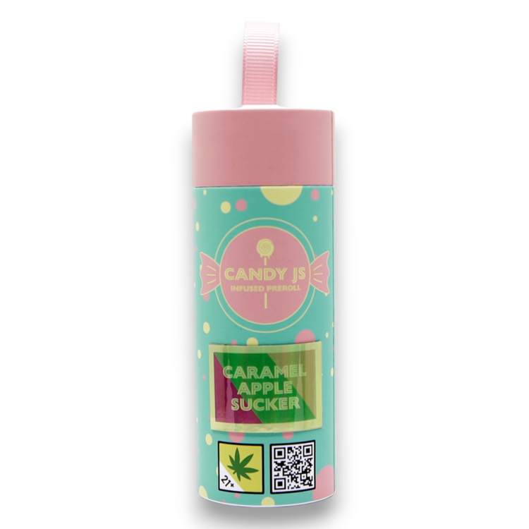 Caramel Apple Sucker 5pk/ Infused