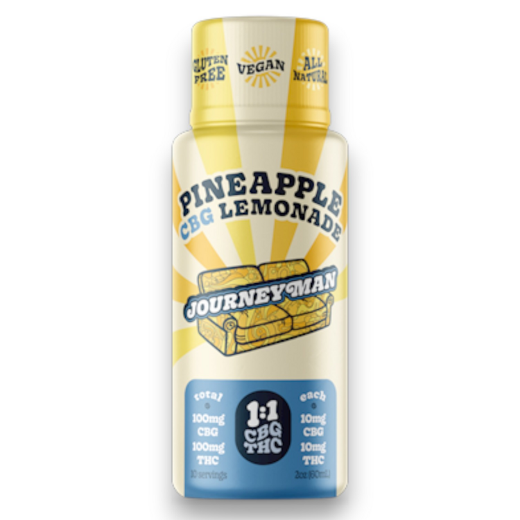 CBG 1:1 Pineapple Lemonade -  Beverage Shot 200mg