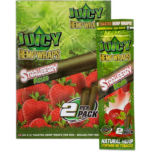 Strawberry Fields Hemp Wraps 2-pack