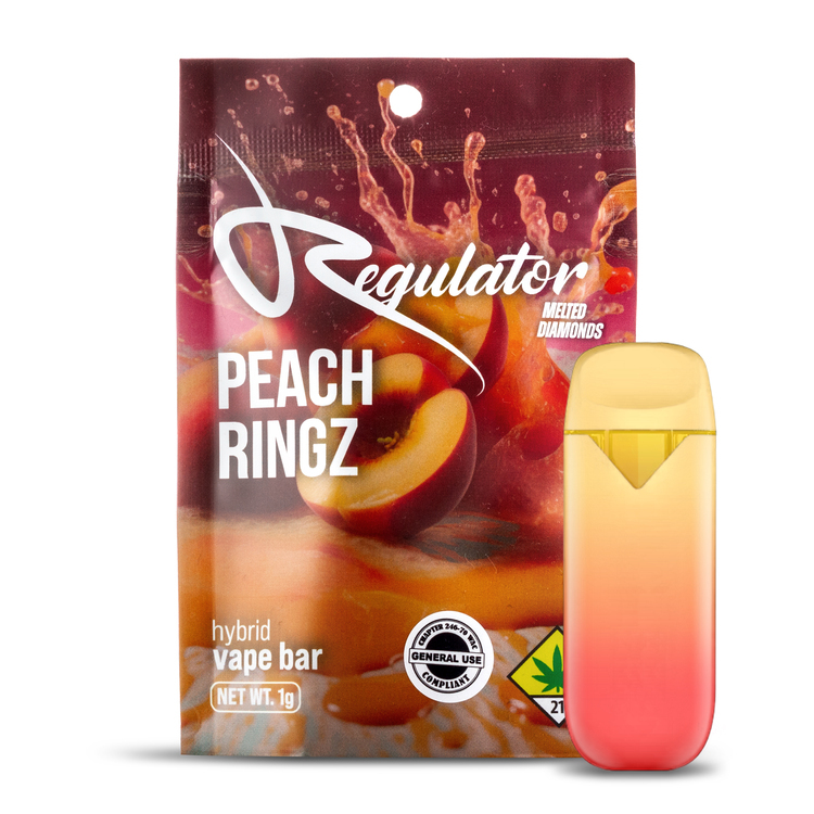 1g Peach Ringz Cartridge Disposable