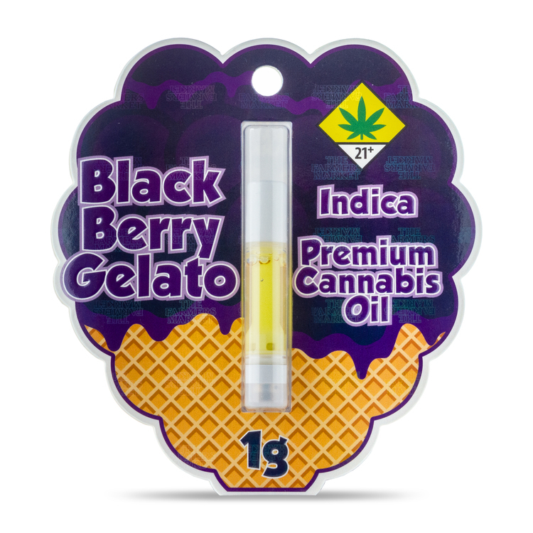 1g Blackberry Gelato Cartridge The Farmer's Market
