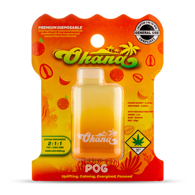 2g POG Cartridge Disposable 2:1:1 CBG