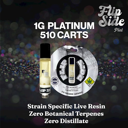 Plaid Jacket - FlipSide Platinum - Gas Apple Live Resin Cartridge