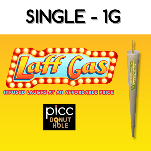 Leafwerx - PICC - Laff Gas - Purple Dahlia & Platinum Cookies Infused Joint