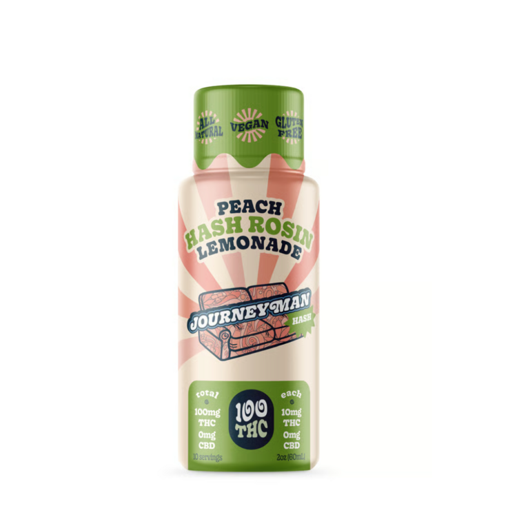 Peach Lemonade Hash - SHOTS - (100mg) - JOURNEYMAN