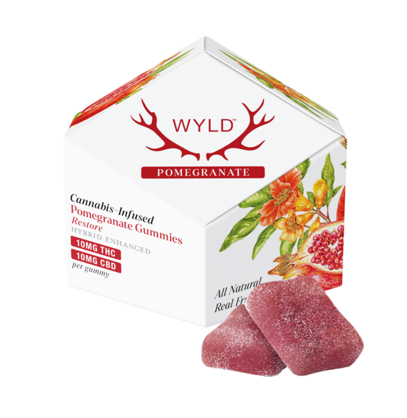 Pomegranate 1:1 CBD + Hybrid Enhanced Gummies 50mg
