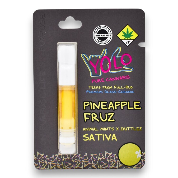 Pineapple Fruz Yolo Vape Cartridge