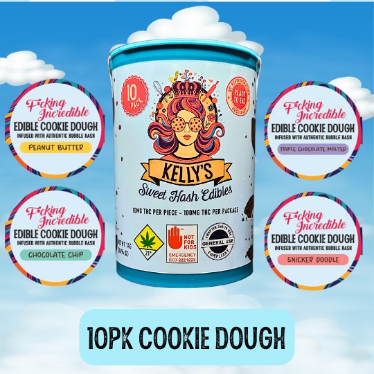 ED 10pk Hash Dark Chocolate Mini Waffle Cones Kelly's Sweet Hash Edibles