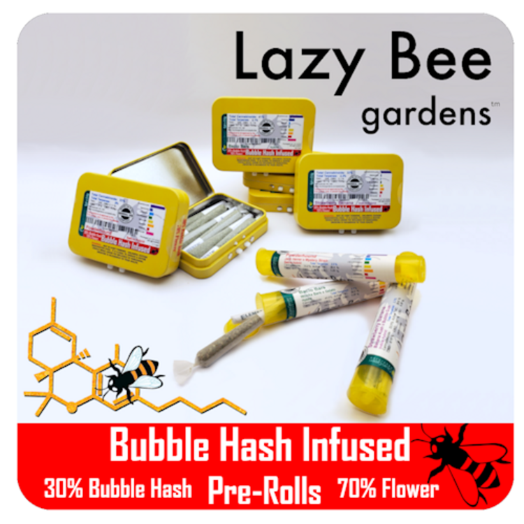 Bars Bubble Hash Infused Joints