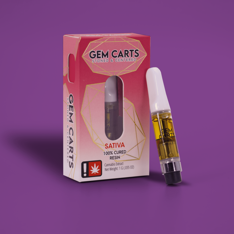 [$20] Gem Carts - Azure Sea - Cured Resin Cartridge - (1g) - S
