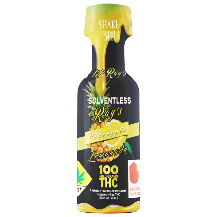 Ray's Lemonade Beverage Solventless Pineapple Lemonade 100mg 1.75oz