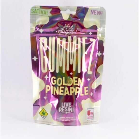 PHAT PANDA: GUMMIEZ - SATIVA - GOLDEN PINEAPPLE - 10PK