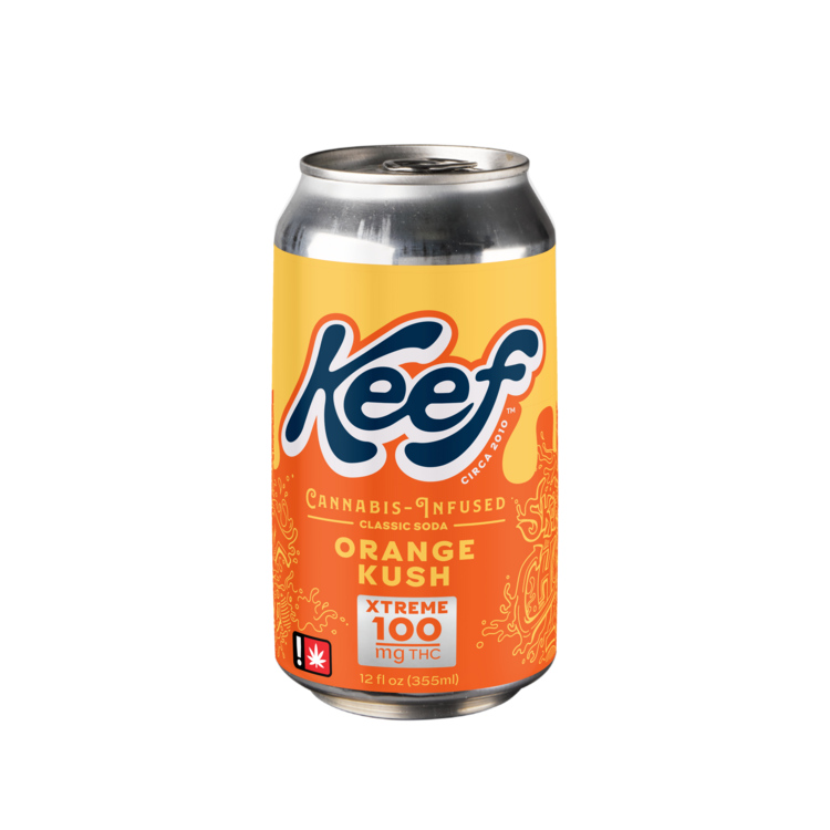 Orange Kush (12 oz) Soda - 100mg - Keef Classic