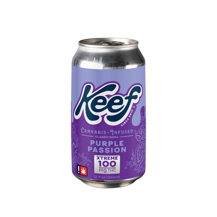 Purple Passion 12 oz - Edible (Soda) - Keef Classic