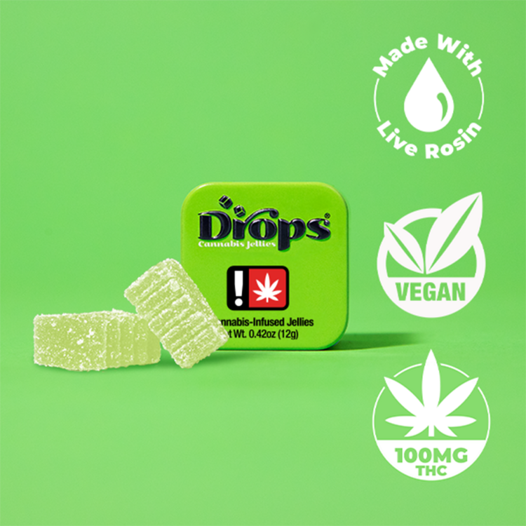 Lime - Hybrid - (Gummy 2-Piece) - Drops
