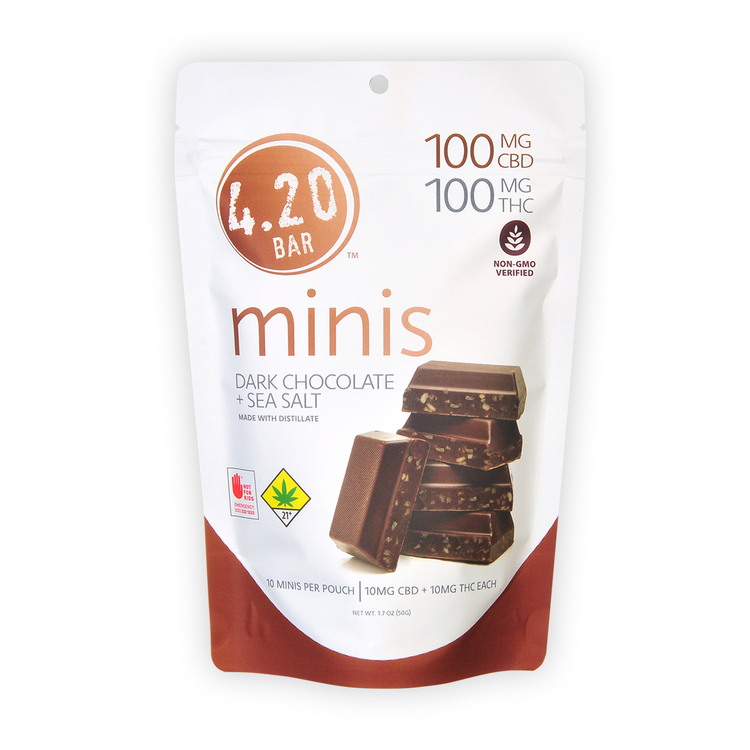 Dark Chocolate Sea Salt 1:1 - SWEET - 10 (20mg) - 420MINIS