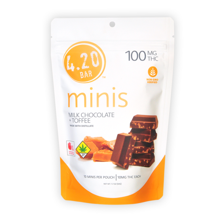 Milk Chocolate Toffee - SWEET - 10 (10mg) - 420MINIS