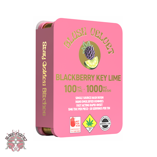 Constellation - Blush - Blackberry Key Lime Hash Gummies 20pk