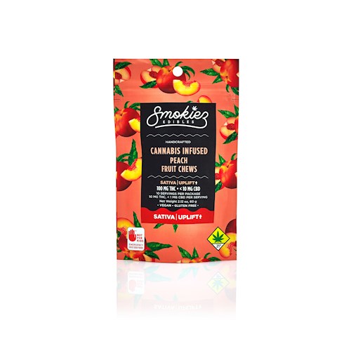 PNC:: Smokiez - Peach Sweet Sativa - Fruit Chews | 10 Pack