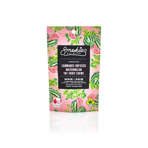 PNC:: Smokiez - Watermelon Sweet Hybrid - Fruit Chews | 10pk