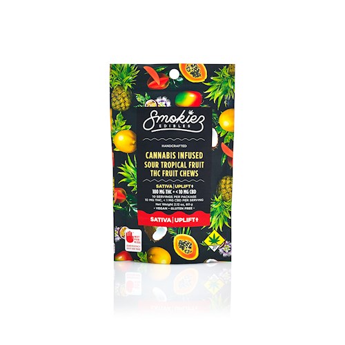 PNC:: Smokiez - Tropical Sour Sativa - Fruit Chews | 10pk