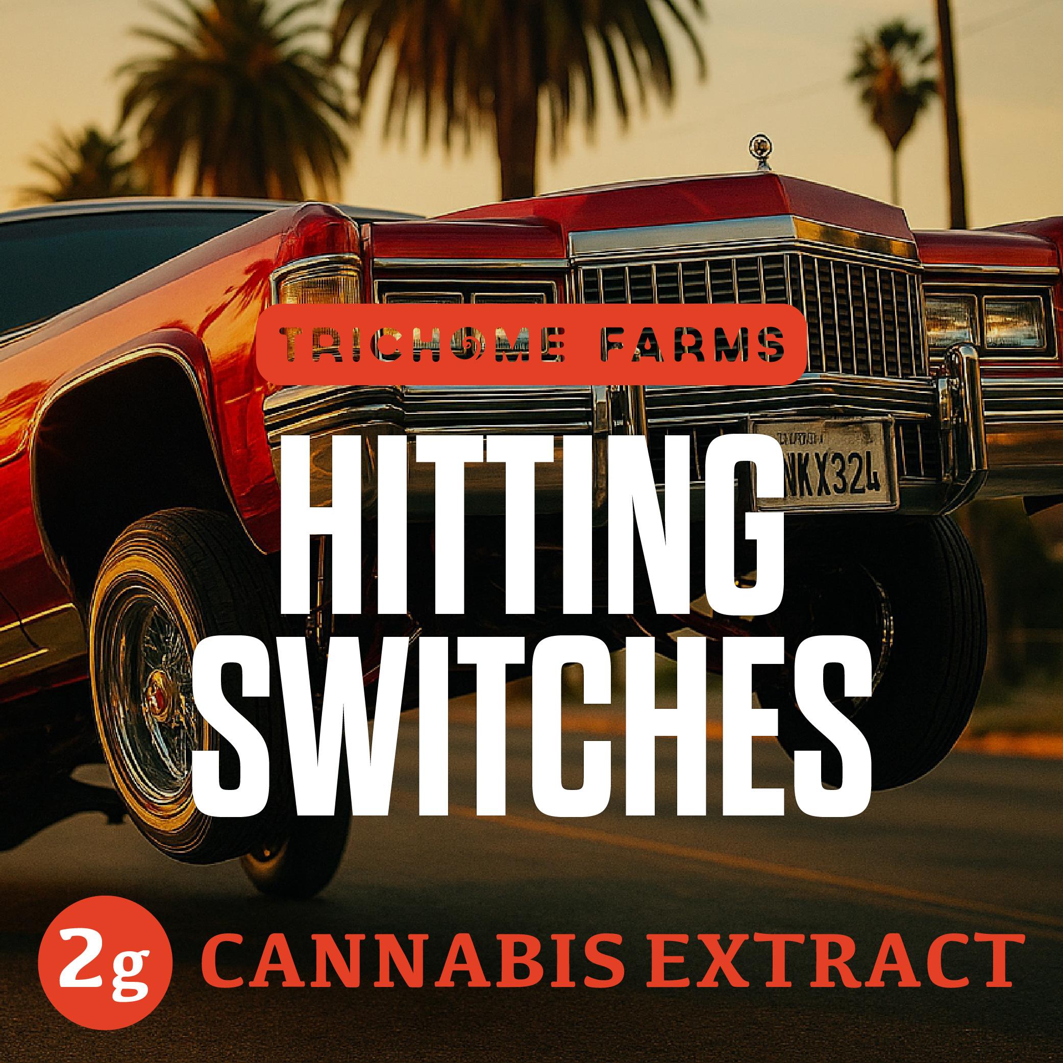 Hittin' Switches (Cured Resin) Sugar Badder 2g - Trichome