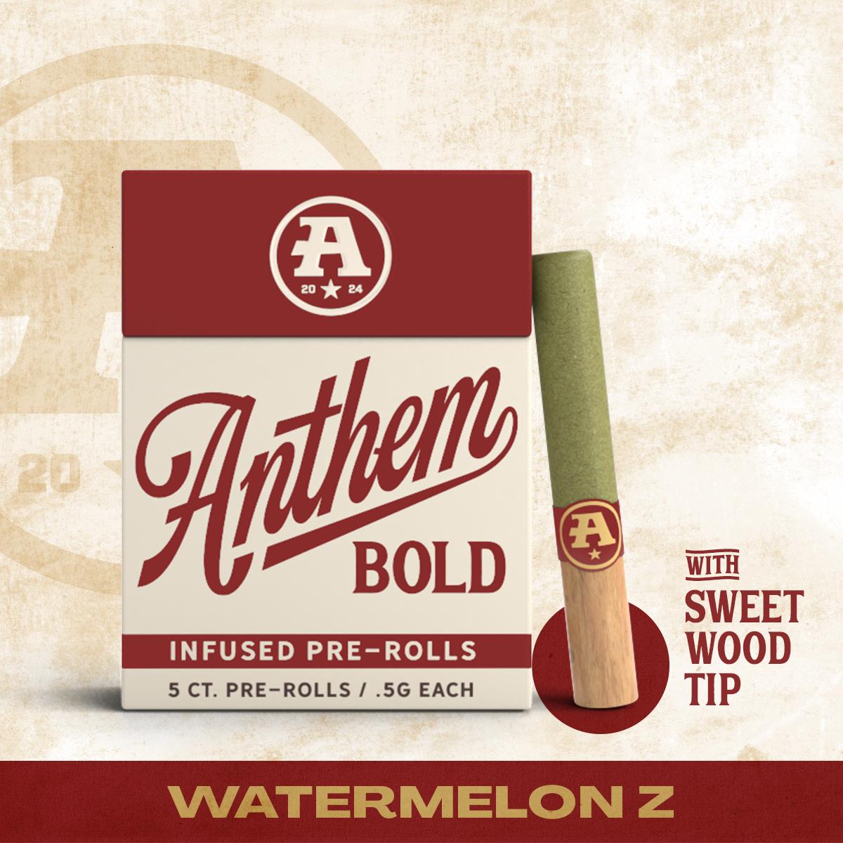 Anthem | Wood Tip | Infused | Watermelon Z | 5pk