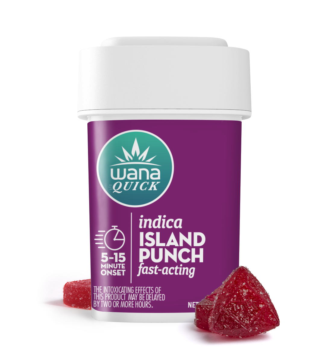 Wana | Soft Chews | Fast-Acting Island Punch | 100mg/10pk