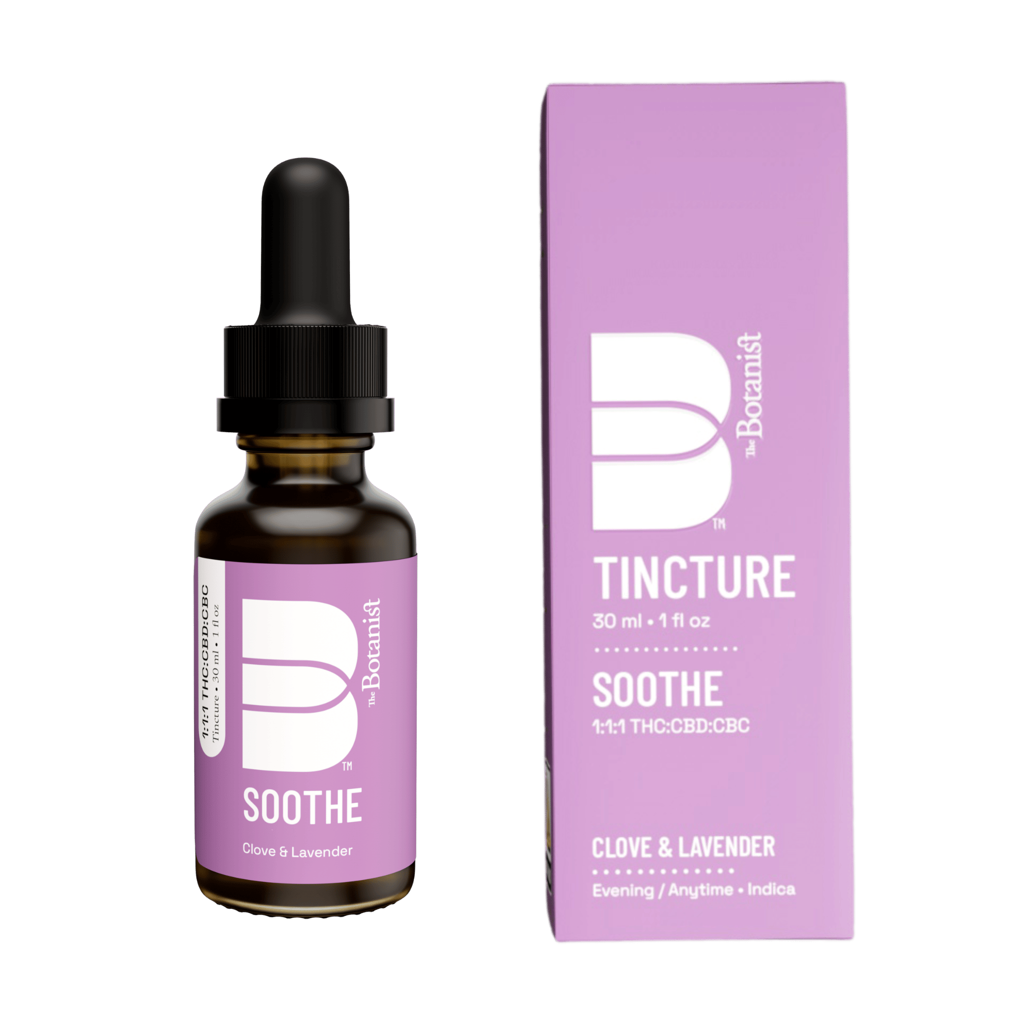 The Botanist | Tincture | Soothe 1:1:1 THC:CBD:CBC | 1oz