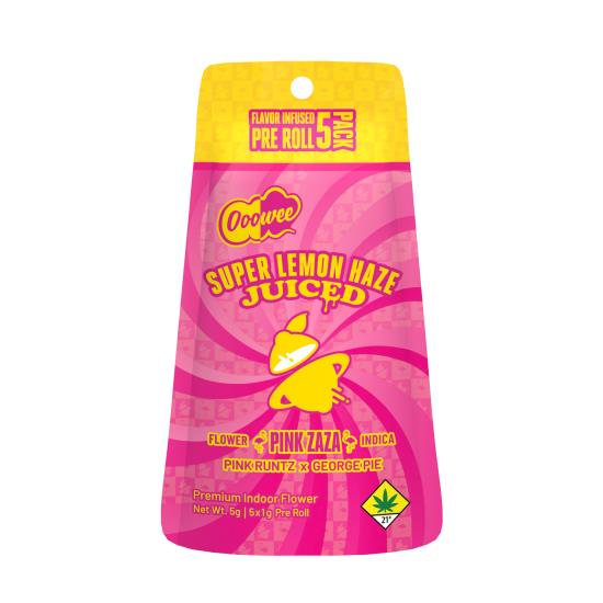 Infused Preroll Juiced Super Lemon Haze x Pink Zaza 5g - Ooowee