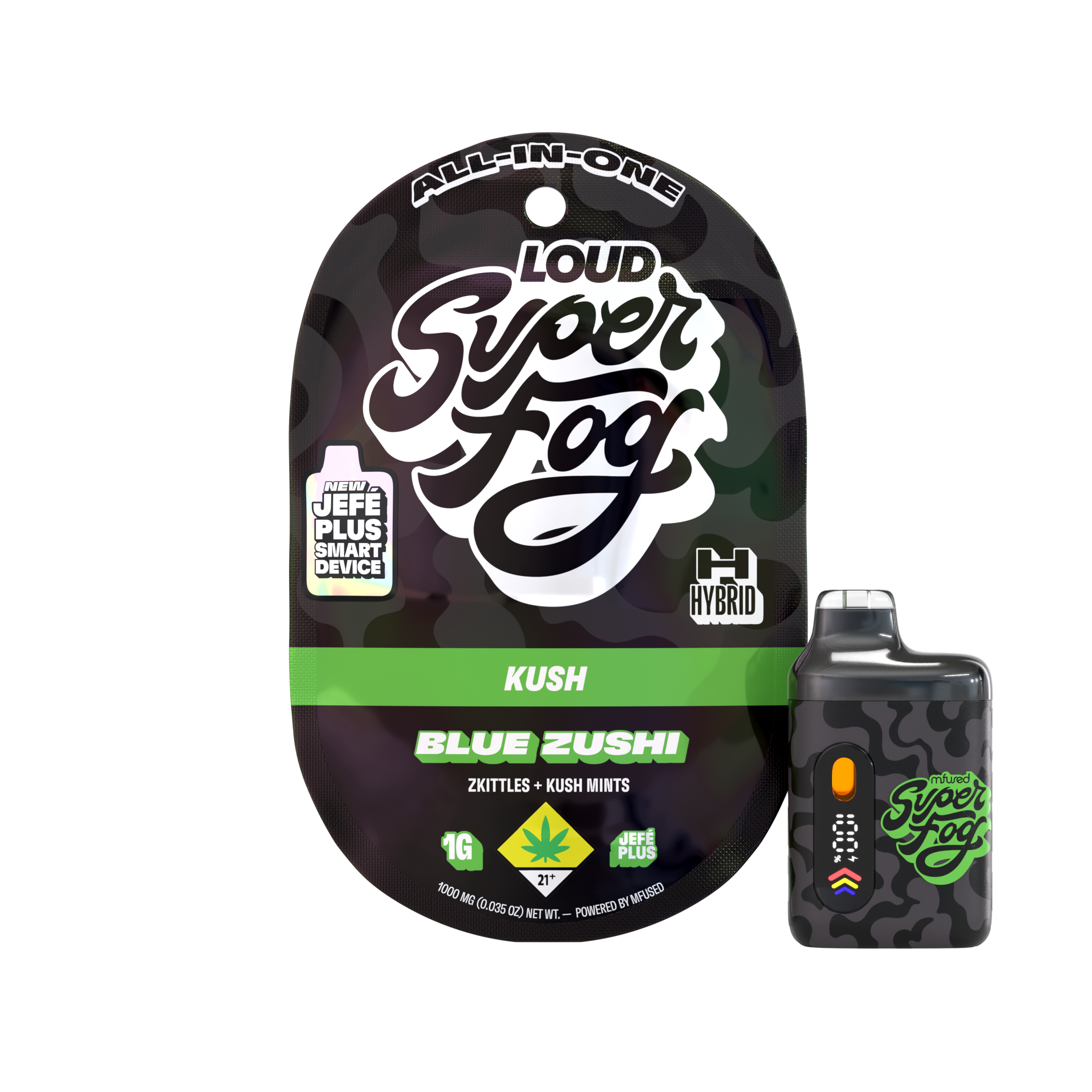 Jefe Disposable Blue Zushi (H) Loud - Super Fog | Central District