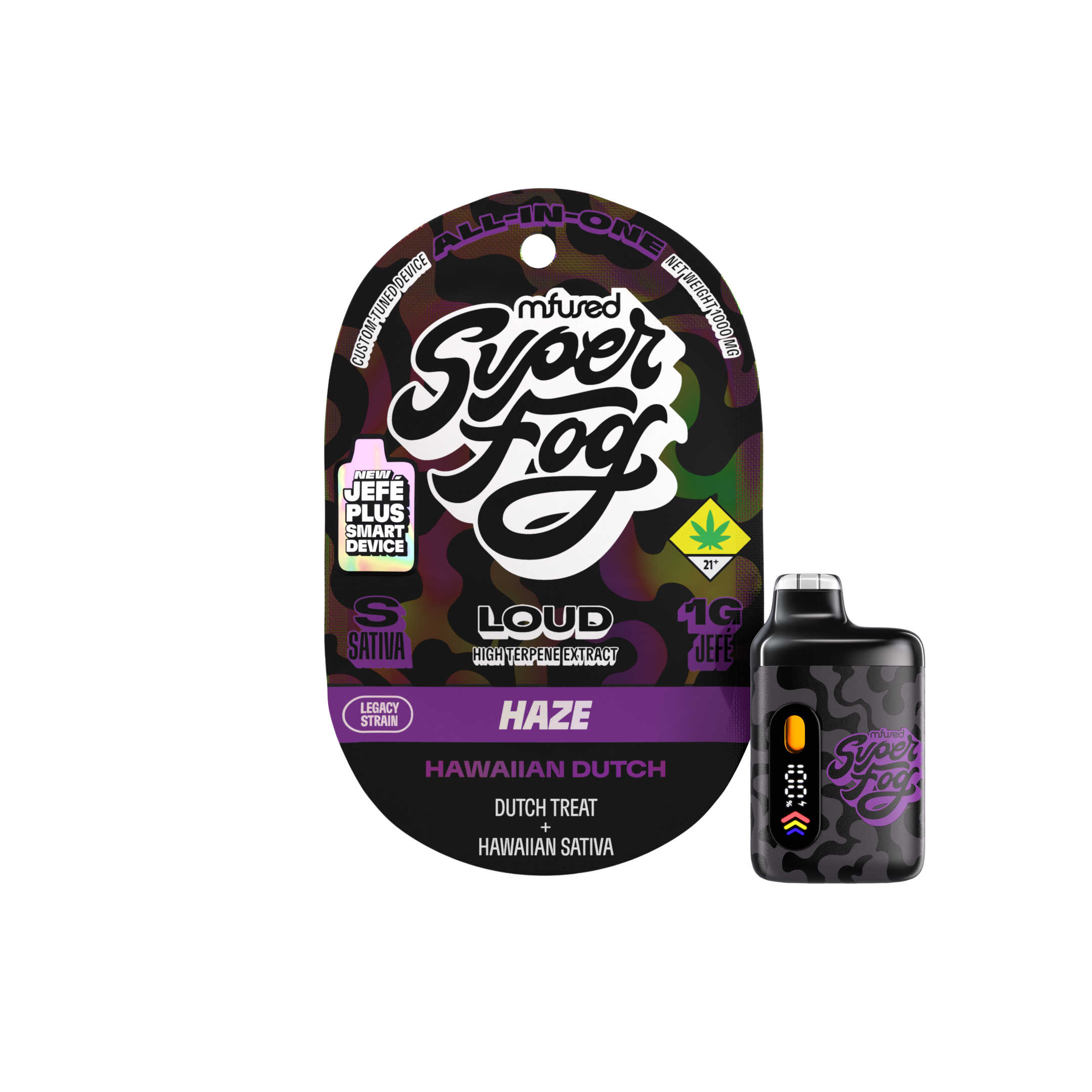Super Fog - Loud - Hawaiian Dutch (Haze) Jefe Plus Disposable