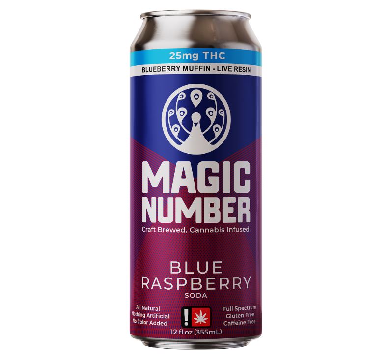 Magic Number: Soda - Blue Raspberry 25mg