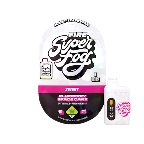 Super Fog - Fire - Blueberry Space Cake (Dessert) Jefe Plus Disposable