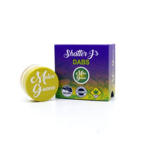 Seattle Marijuana Co - Shatter J Dab - Melon Guava - 1g