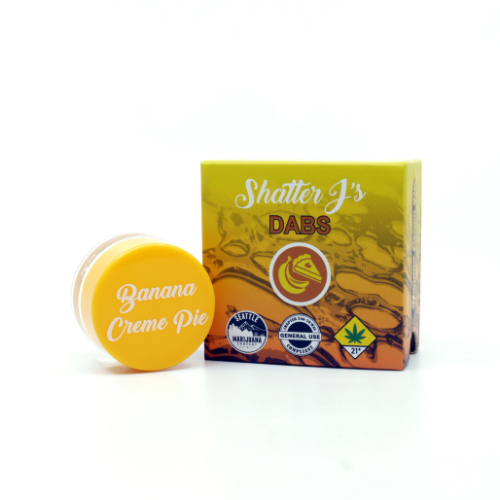 Seattle Marijuana Co - Shatter J Dab - Banana Cream Pie - 1g
