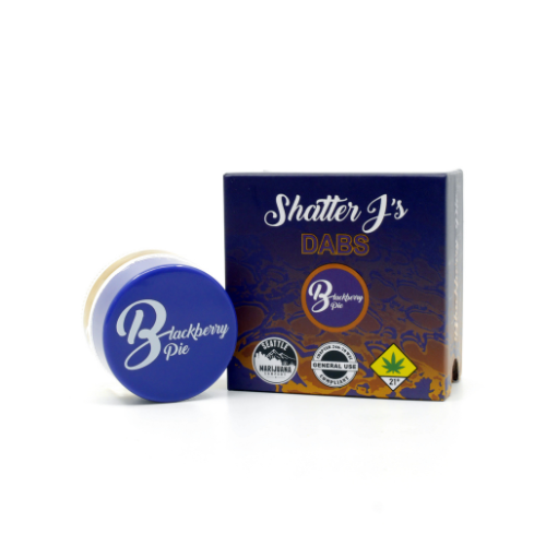 Seattle Marijuana Co - Shatter J Dab - Blackberry Pie - 1g
