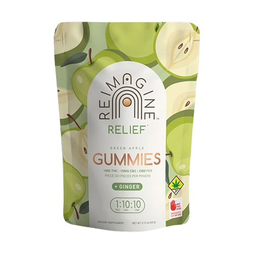 REIMAGINE Gummy - (Relief) Green Apple 10:10:1 CBC:CBD:THC 21mg