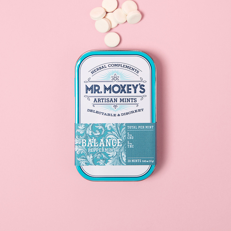 CBD/THC 1:1 Moxey Mints Peppermint