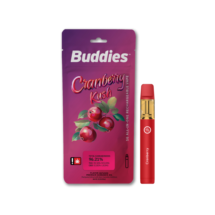 Flavored AIO 1g Cranberry Kush Cart