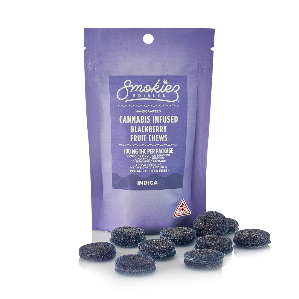 Smokiez | Gummies | Sweet Blackberry | 100mg/10pk