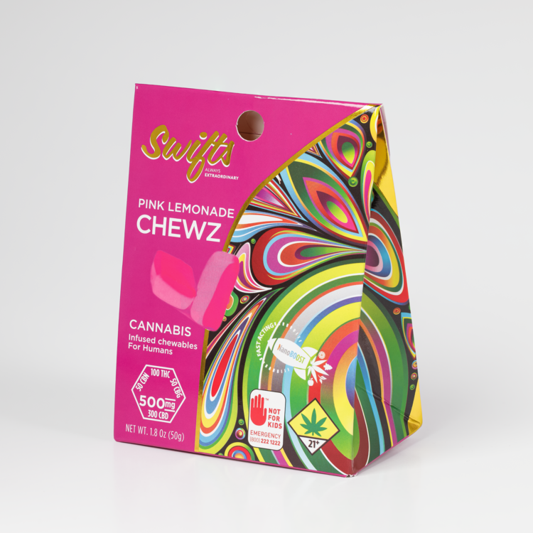 CBD 3:1 MAX Pink Lemonade Chewz - 500mg