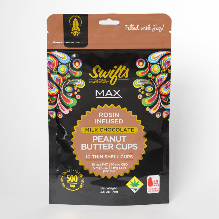 CBD 3:1 MAX Milk Chocolate Peanut Butter Cups - 50mg