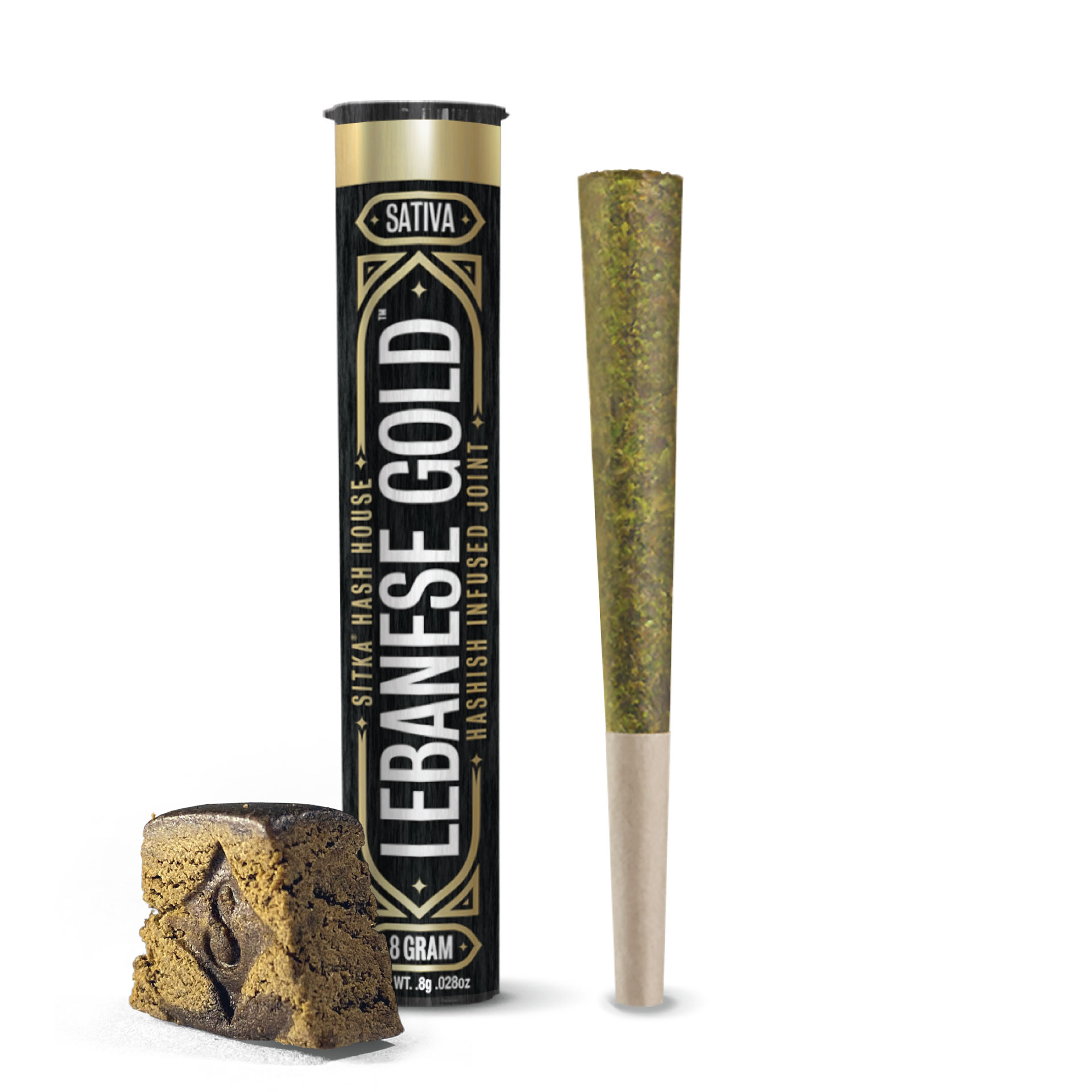 Sitka - Lebanese Gold (S) - Hashish Infused Pre-roll - 1g