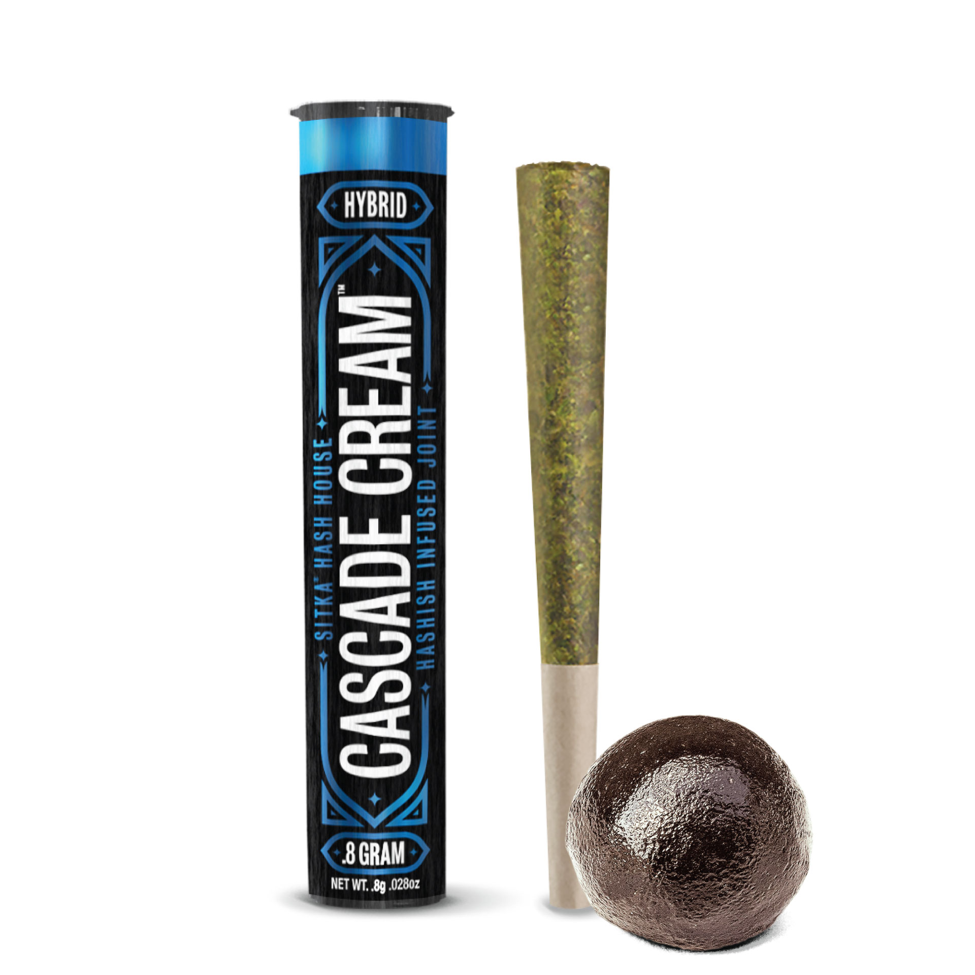 Sitka - Cascade Cream (H) - Hashish Infused Pre-roll - 1g