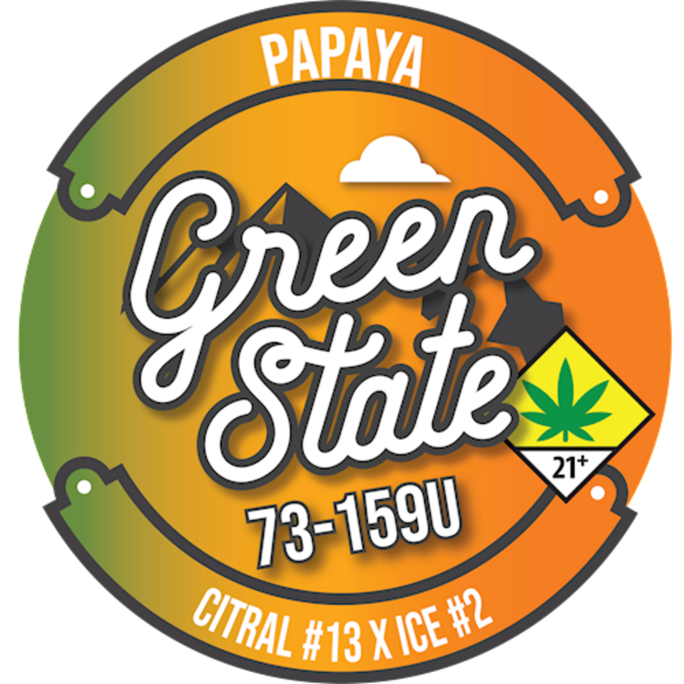 Green State | Hash Rosin - Papaya - 1g